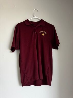 Texas State Bobcats Maroon Polo